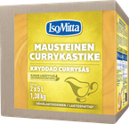 IsoMitta vähälaktoosinen mausteinen currykastike 2x690g