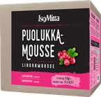 IsoMitta Puolukkamousse-ainekset 2x500g