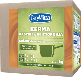 IsoMitta laktoositon gluteeniton kerma kastike-/keittopohja 2x1kg