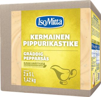 IsoMitta kermainen pippurikastike 2x710g