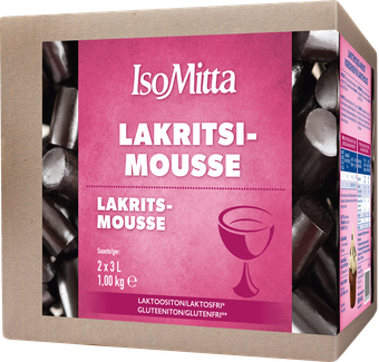 IsoMitta Lakritsimousse 2x500g