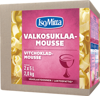 IsoMitta Valkosuklaamousse 2x1,0kg