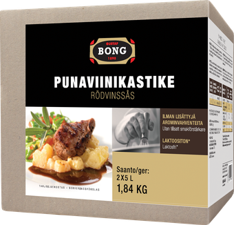 Bong Punaviinikastike 2x920g